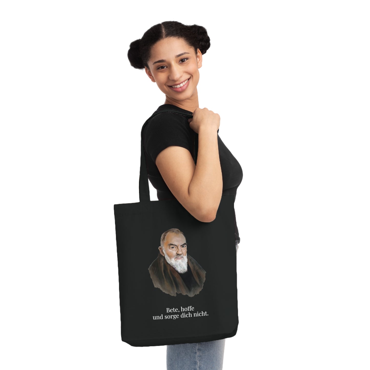 Stofftasche - Pater Pio