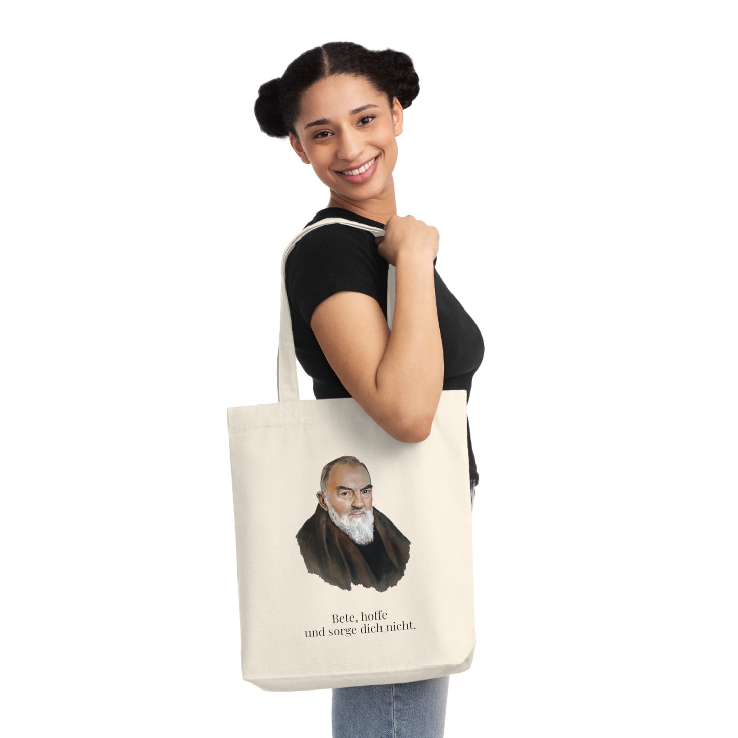Stofftasche - Pater Pio