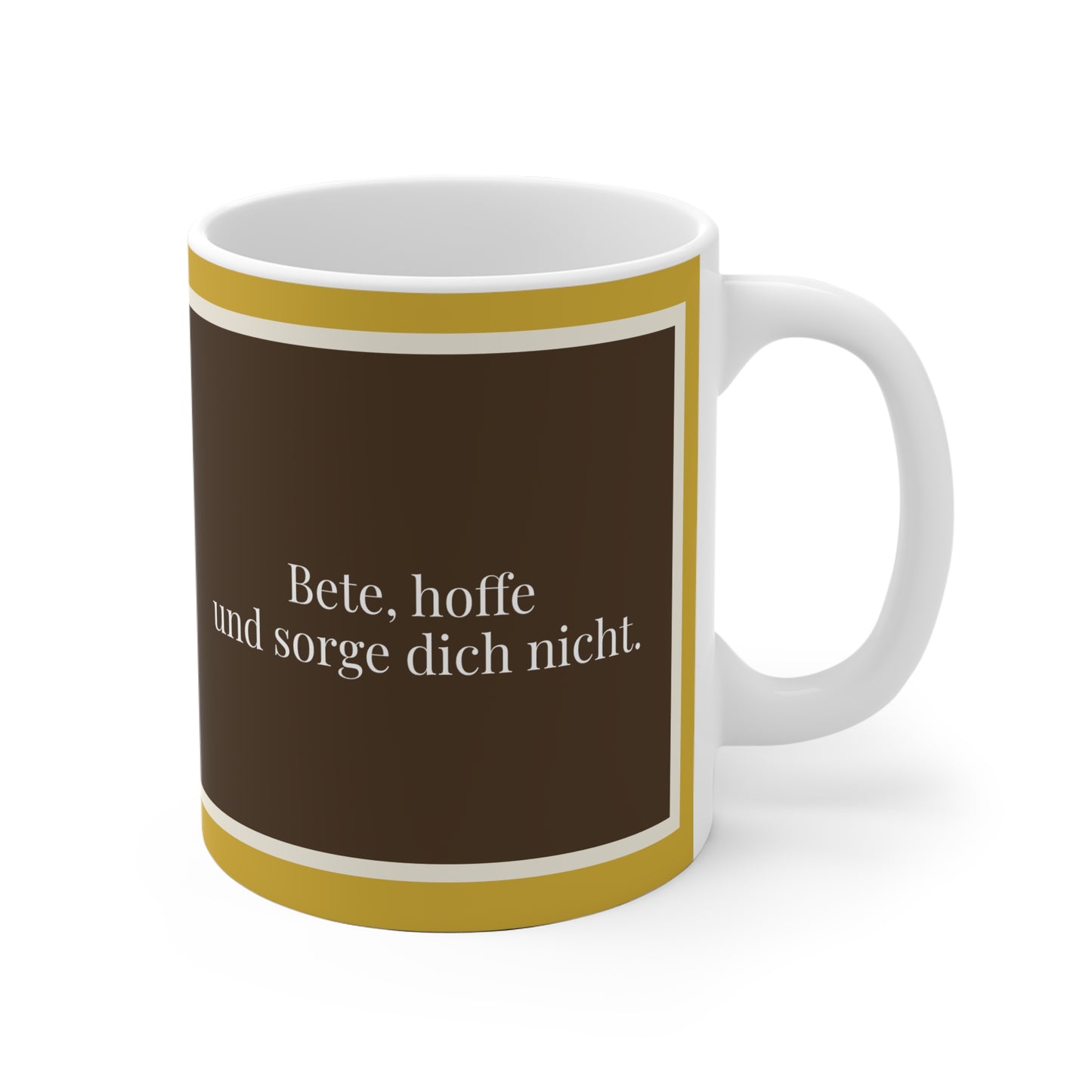 Pater Pio Keramiktasse