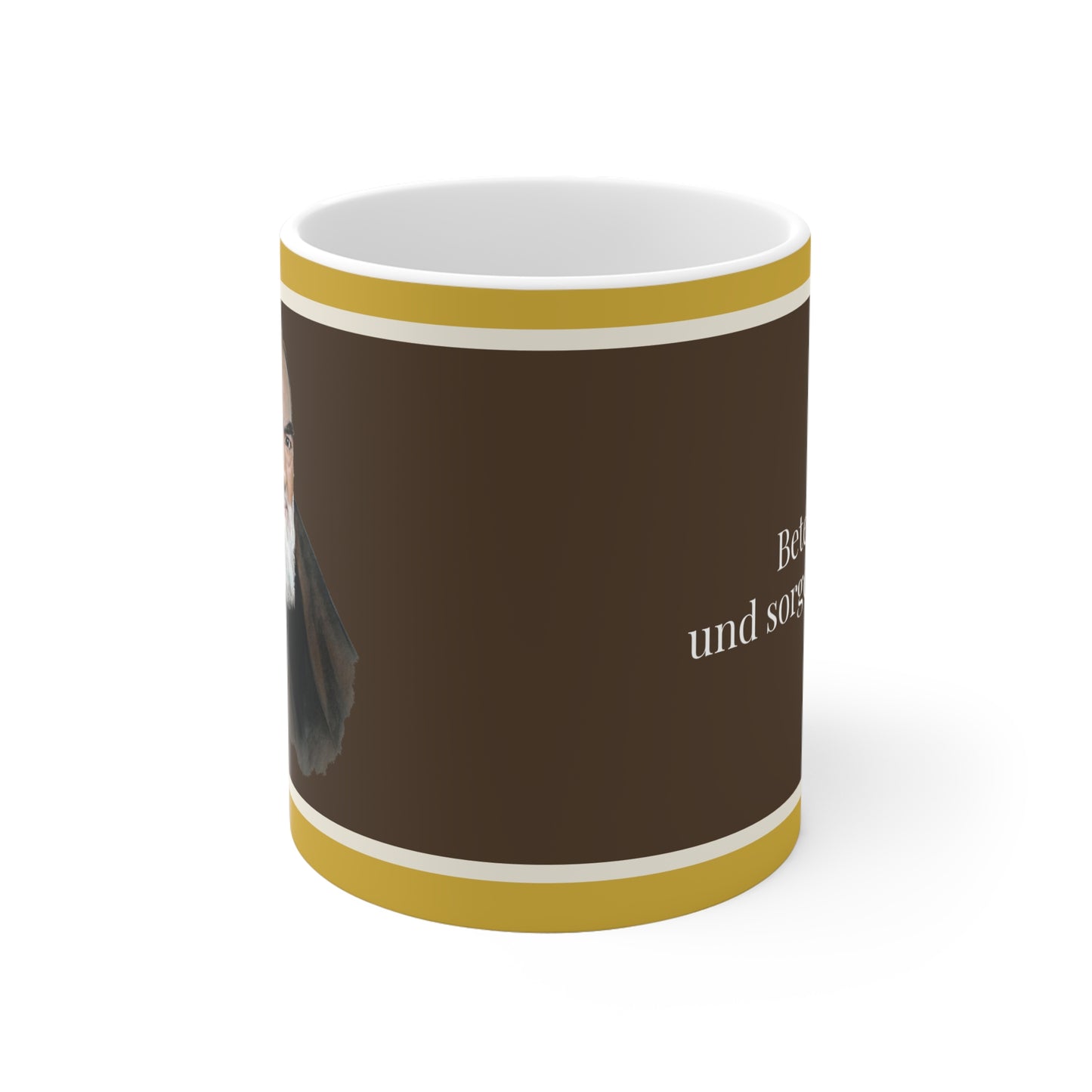 Pater Pio Keramiktasse